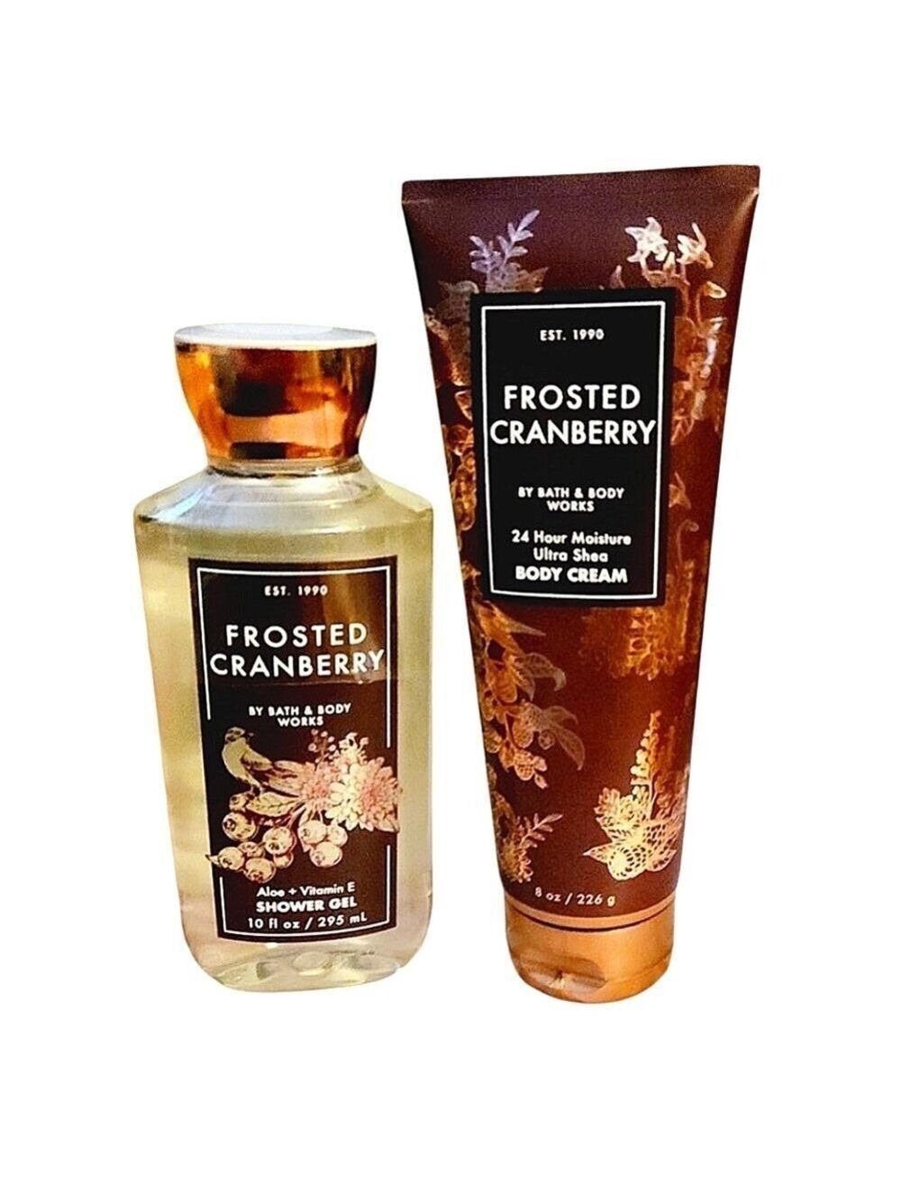 FROSTED CRANBERRY ULTRA SHEA BODY CREAM & SHOWER GEL BY BATH & BODY WORKS